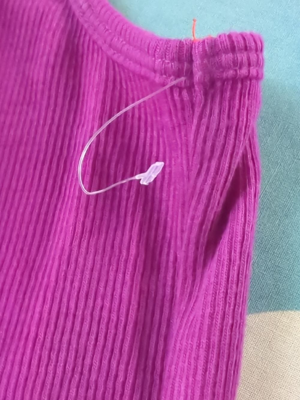 Xersion Fuchsia Ribbed Racerback Tank - Picture 6 of 6